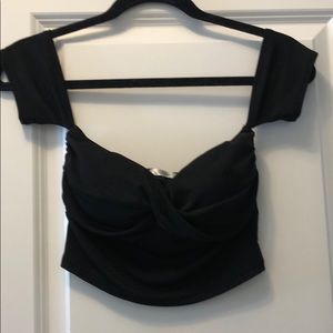 Black Crop Top